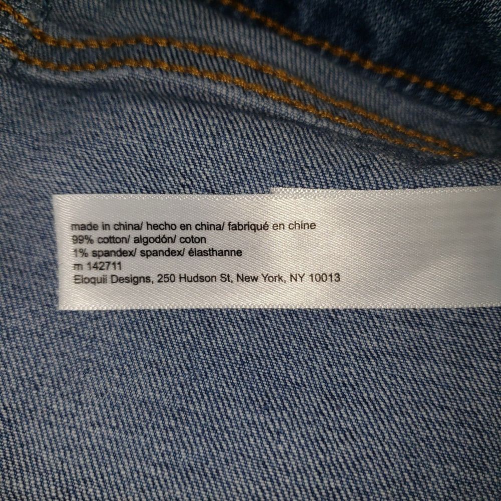 Eloquii Elements Destroyed And Distressed Denim J… - image 4